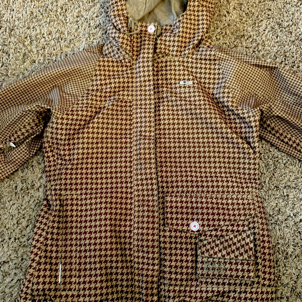 Four Square Snowboard/Ski Coat HoundsTooth print